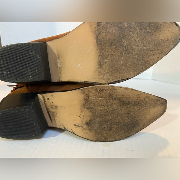 Shyanne Cowboy Boots Cowgirl Womens Western Brown Tan Shoes Fringe Boho Sz 6.5 - Picture 4 of 8